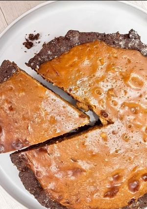 Una foto de Cheesecake de dulce de leche
