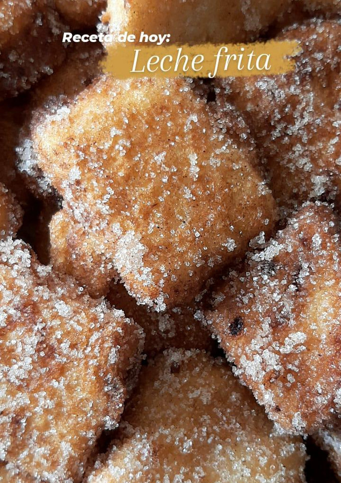Una foto de Leche frita