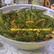 Fresh Green Chilli Olive Achar Recipe 🌶