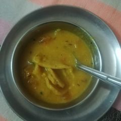 Dal dhokli A picture of Dal dhokli.