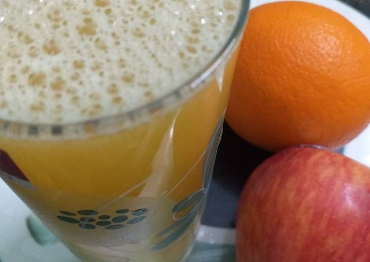 Simple Way to Prepare Award-winning Apple Orange Juice