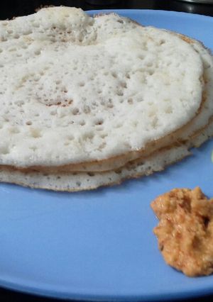 A picture of Set dosa (Karnataka's favourite breakfast).