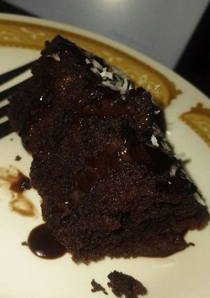 صورة لوصفة كيكة الكاكاو على (الغاز)😍