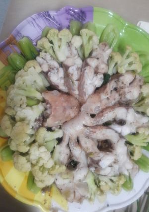 Hình của món Cá hấp xì dầu.