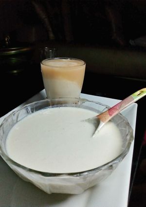 A picture of Baobab milk shake drink.