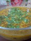 Chaney ki daal gosht (left over chicken)