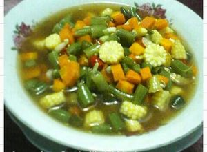 Foto resep Asem - asem Buncis, Wortel & Janten