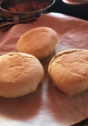 Una foto de Pan casero al horno o a la sartén