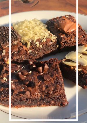 Foto resep Chewy Fudgy Brownies 🍫