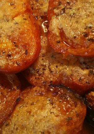 A picture of Roasted Tomato Parmesan.