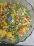 Haryali chana chaat