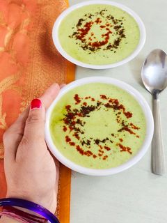 पालक रायता (palak raita recipe in Hindi) रेसिपी मुख्य फोटो