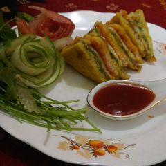 A picture of Cheese bread pakora.
