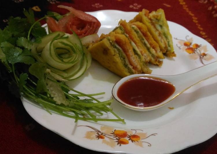 Cheese bread pakora