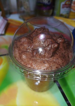 Una foto de Mousse de chocolate vegana