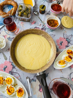 A picture of Mihlama, traditional fondue! 🫕.