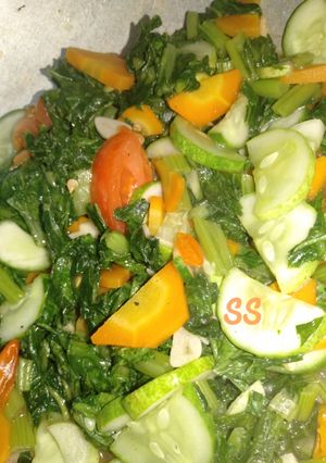 Foto resep Tumis Sawi Timun