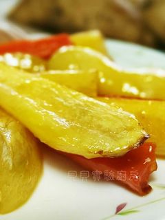 橙汁蜂蜜烤蕃薯 的食譜成品照片