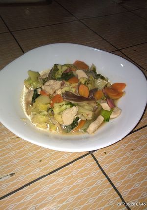 Foto resep Capcay Ayam simpel