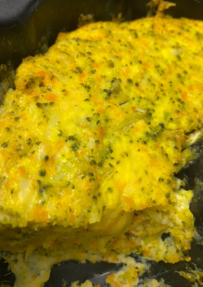Una foto de Pastel de zanahoria y brócoli con robot (Lidl) monsieur cuisine plus