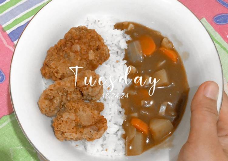 Simple Curry &amp; Chicken Karaage