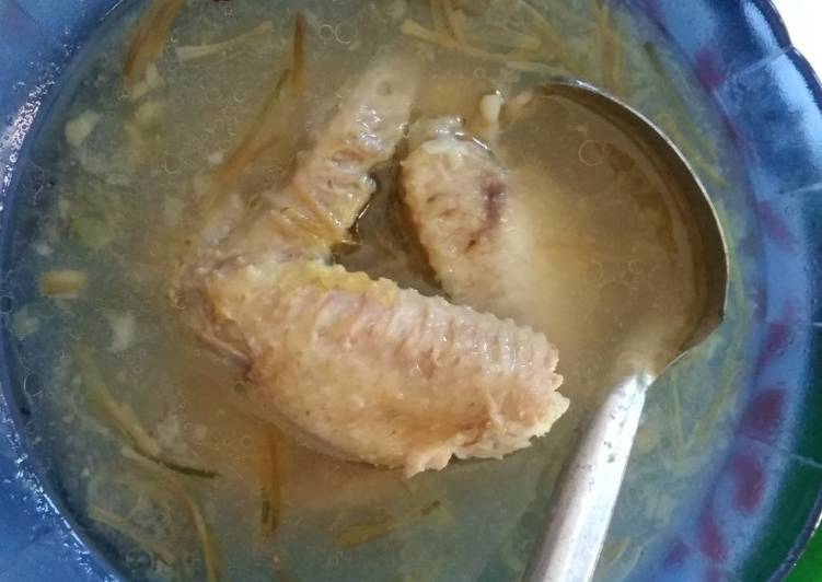 Recipe: Perfect Sayap ayam kuah bening