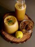 Smoothie virágporral
