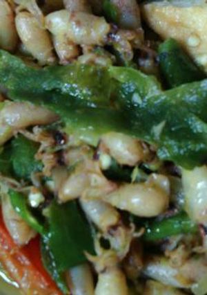 Foto resep Cumi kering sambal ijo