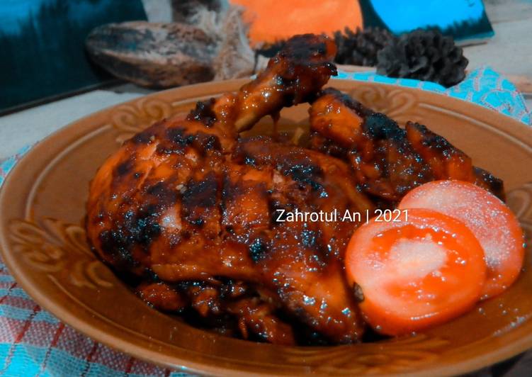 Resep Ayam Bakar Bumbu Legit Asam Manis Anti Gagal