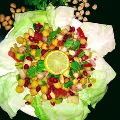 A picture of Chole peanut salad.