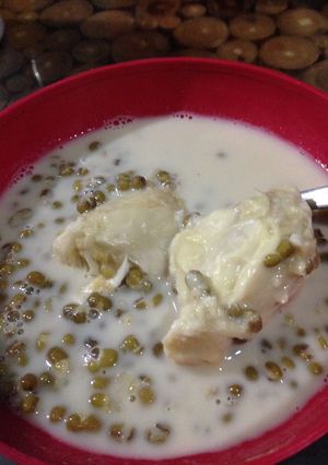 Foto resep Kacang Hijau Susu Durian