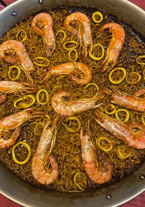 Una foto de Fideuá !!!!!