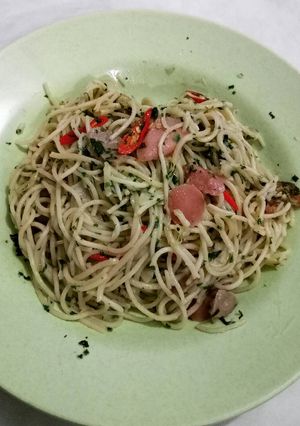 Foto resep Spaghetti Aglio Olio modifikasi