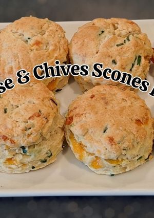 A picture of Cheese & Chives Scones.