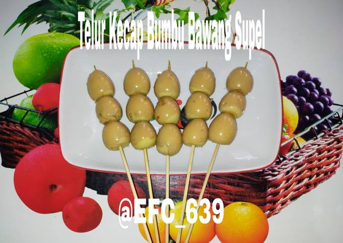 Telur Puyuh Kecap Bumbu Bawang Supel