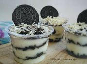 Gambar cheesecake lumer oreo