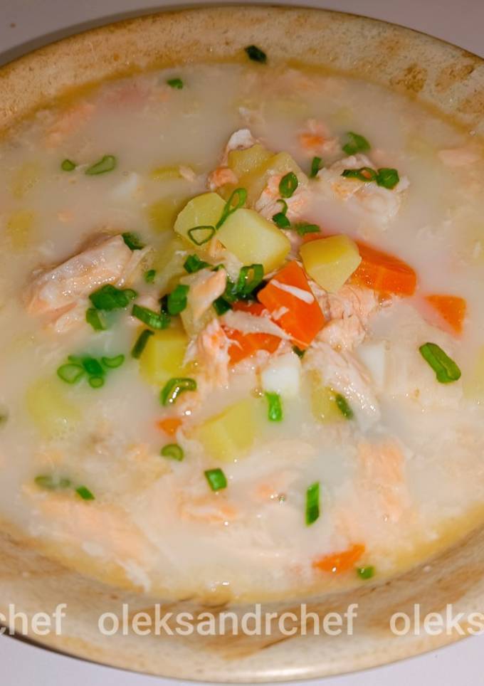 Суп🥣 з морепродуктами 🦑🦐🐟/ Soup 🥣with seafood🦑🦐🐟