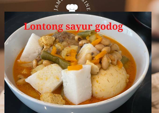 Lontong sayur godog