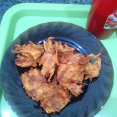 A picture of Onion bhajia.