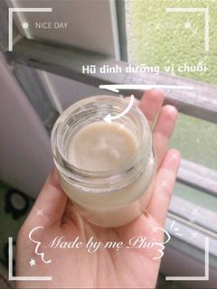 Hình của món Hũ dinh dưỡng vị chuối.