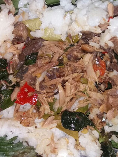 Foto resep Nasi Bakar isi Tongkol Suwir
