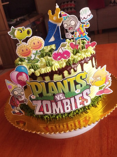 Una foto de Decoración en Chantilly para tortas temáticas con toppers
