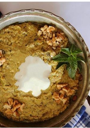 عکسی از دستور کشک بادمجان