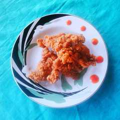 รูปของ Crispy chicken skin ala KFC