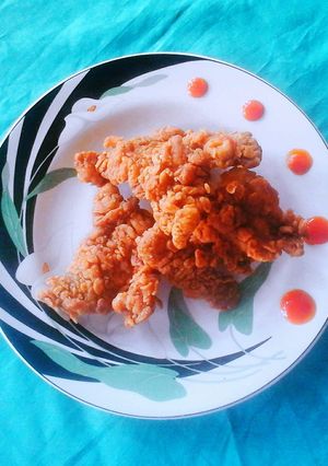 Foto resep Crispy chicken skin ala KFC