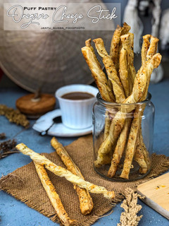 Foto resep Puff pastry cheese sticks