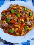 Tumis cumi asin peda