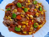 Tumis cumi asin peda