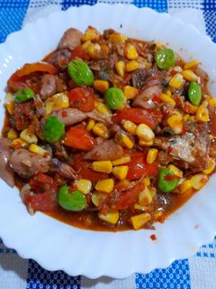 Foto resep Tumis cumi asin peda