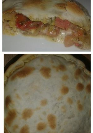 Una foto de Tarta rellena con amor